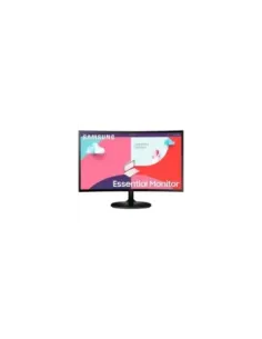 Monitor Profesional Curvo Samsung Essential Monitor S3 S24C360EAU/ 24"/ Full HD/ Negro