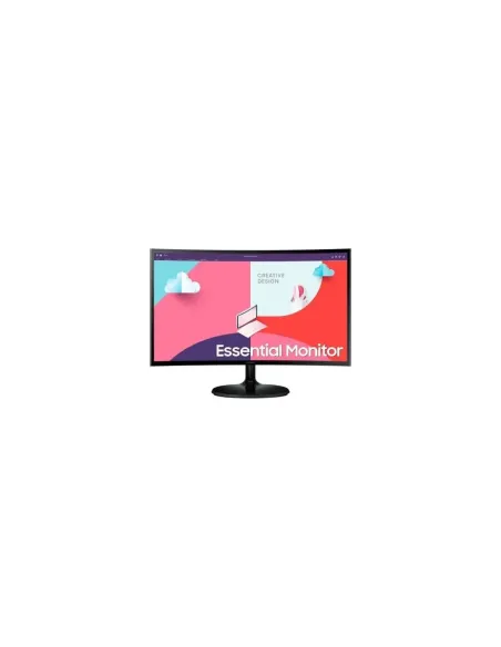Monitor Curvo Samsung Essential Monitor S3 S24C364EAU/ 24"/ Full HD/ Negro