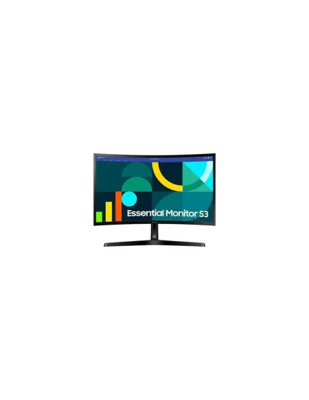 Monitor Curvo Samsung Essential Monitor S3 S24D366GAU/ 24"/ Full HD/ Negro