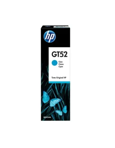 Botella hp tinta gt52 cian