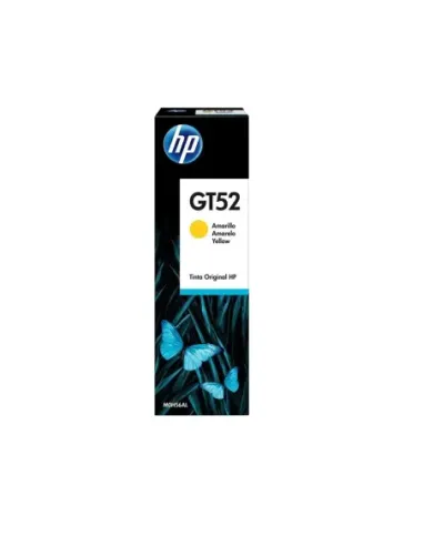 Botella hp tinta gt52 amarilla