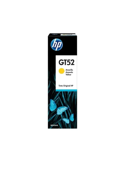 Botella hp tinta gt52 amarilla