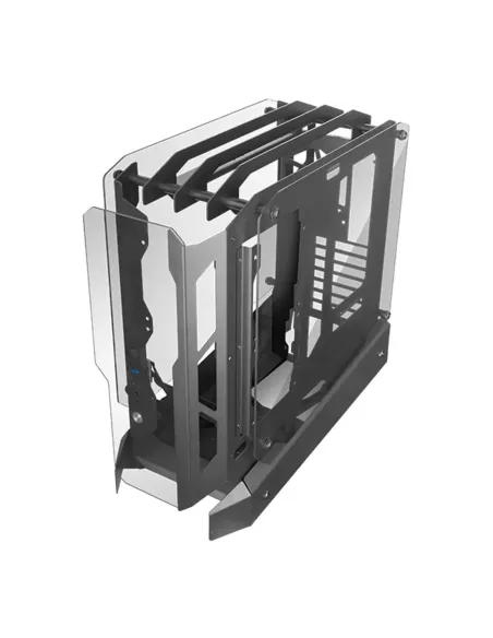 Caja ordenador mars gaming mcedge atx cristal templado negro