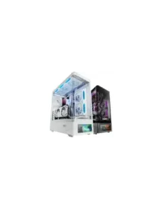 Caja Gaming Semitorre Mars Gaming MC-LCDPRO/ Blanca