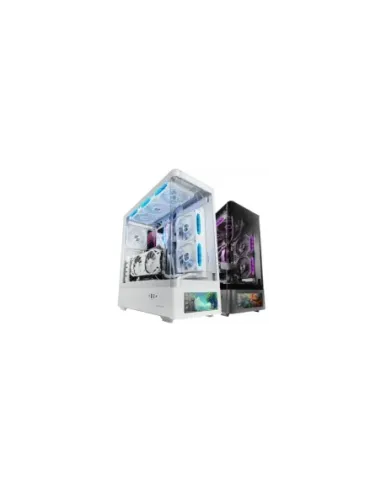 Caja Gaming Semitorre Mars Gaming MC-LCDPRO/ Blanca