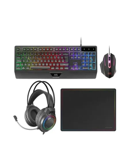 Kit mars gaming mcp124propt h - mech 4 en 1 teclado portugues