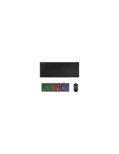 Kit teclado + mouse raton mars gaming mcpxbpt + alfombrilla portugues