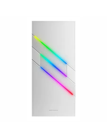 Caja ordenador mars gaming mc - u3 blanco atx 1 x usb 3.0 2 x usb 2.0 1 x 120mm argb