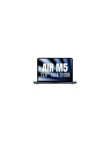 Apple Macbook Air 13,6"/ M5 10-Core CPU/ 16GB/ 512GB SSD/ 8-Core GPU/ Medianoche