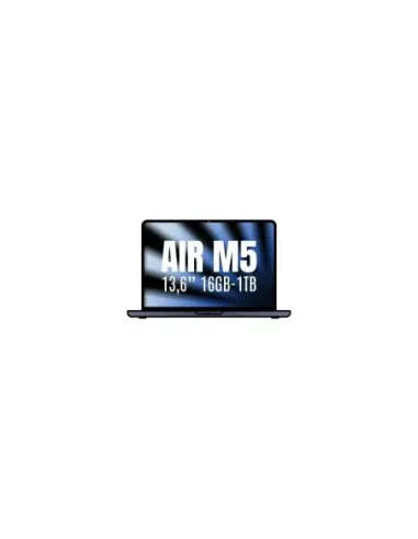 Apple Macbook Air 13,6"/ M5 10-Core CPU/ 16GB/ 1TB SSD/ 10-Core GPU/ Medianoche