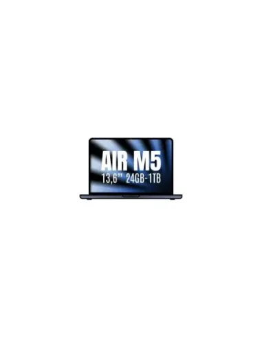 Apple Macbook Air 13,6"/ M5 10-Core CPU/ 24GB/ 1TB SSD/ 10-Core GPU/ Medianoche