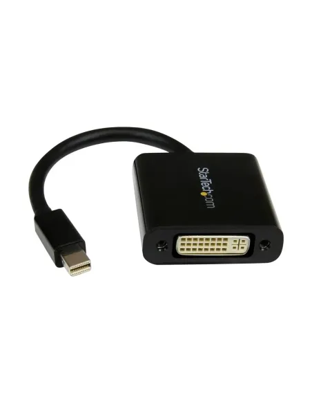 Adaptador mini dp a dvi startech 17cm -  macho - hembra -  negro