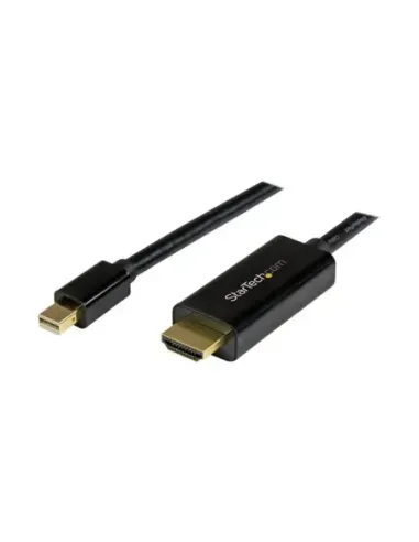 Cable mini dp a hdmi startech 1m -  macho - macho -  negro