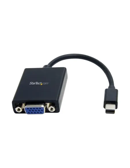 Adaptador mini dp a vga startech 0.13m -  macho - hembra -  negro