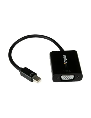 Adaptador mini dp a vga startech 22cm -  macho - hembra -  negro