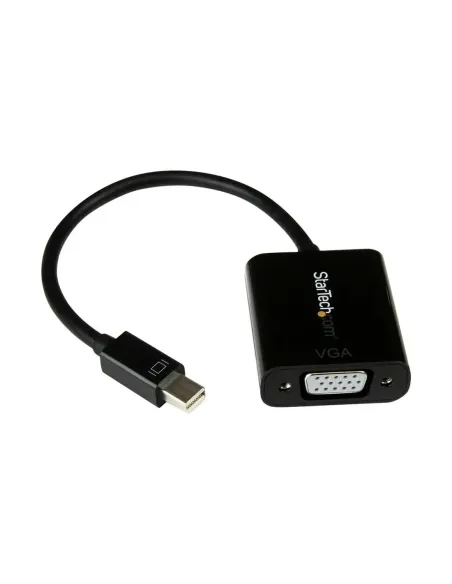 Adaptador mini dp a vga startech 22cm -  macho - hembra -  negro