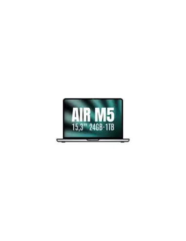 Apple Macbook Air 15,3"/ M5 10-Core CPU/ 24GB/ 1TB SSD/ 10-Core GPU/ Plata