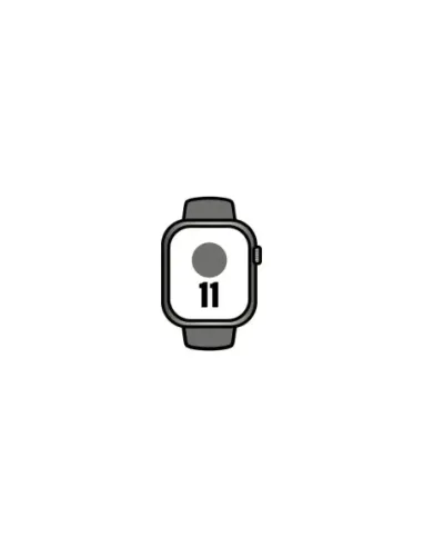 Apple Watch Series 11/ GPS/ Cellular/ 46mm/ Titanio Natural/ Correa Deportiva Gris Piedra S/M
