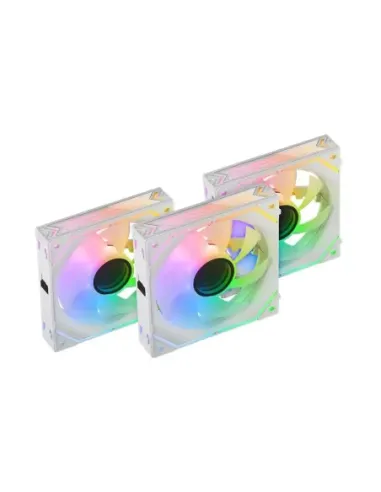 Ventilador mars gaming mf - linkfinity 3 x 120mm argb blanco