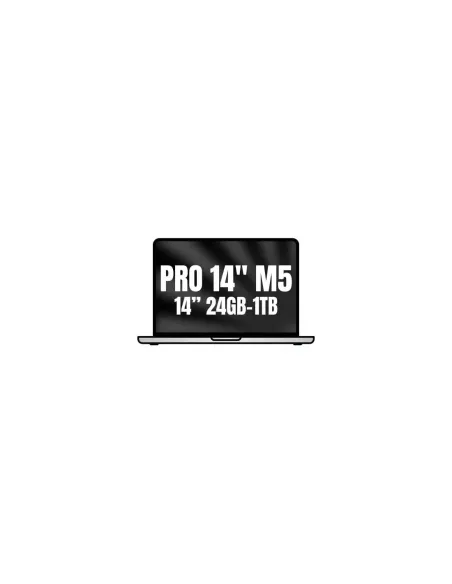 Apple Macbook Pro 14"/ M5 Pro 15-Core CPU/ 24GB/ 1TB SSD/ 16-Core GPU/ Plata