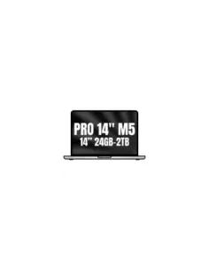 Apple Macbook Pro 14"/ M5 Pro 18-Core CPU/ 24GB/ 2TB SSD/ 20-Core GPU/ Plata