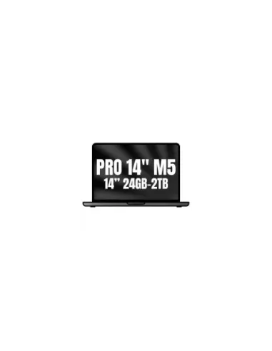 Apple Macbook Pro 14"/ M5 Pro 18-Core CPU/ 24GB/ 2TB SSD/ 20-Core GPU/ Negro Espacial