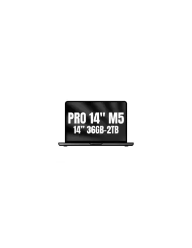 Apple Macbook Pro 14"/ M5 Max 18-Core CPU/ 36GB/ 2TB SSD/ 32-Core GPU/ Negro Espacial