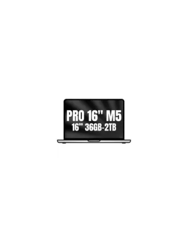 Apple Macbook Pro 16"/ M5 Max 18-Core CPU/ 36GB/ 2TB SSD/ 32-Core GPU/ Plata