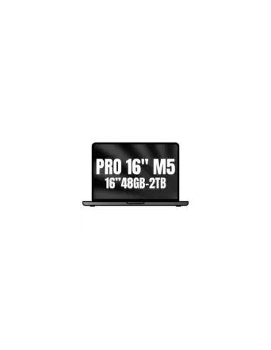 Apple Macbook Pro 16"/ M5 Max 18-Core CPU/ 48GB/ 2TB SSD/ 40-Core GPU/ Negro Espacial