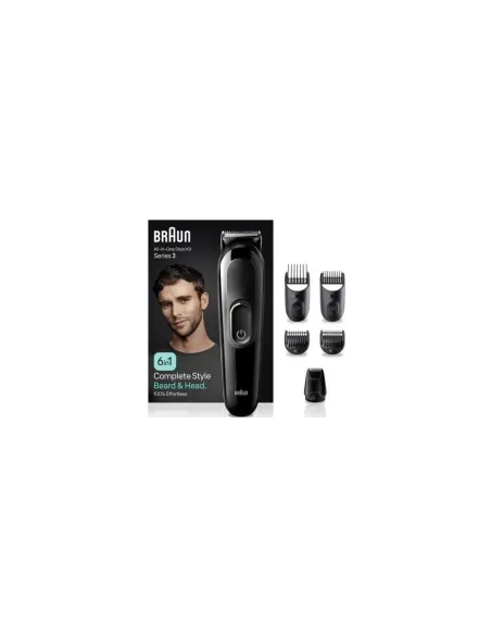 Afeitadora Braun All in One 6 en 1 Style Kit Series 3 MGK3410/ con batería/ 6 Accesorios