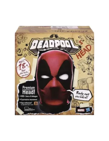 Replica marvel cabeza animatronica deadpool legends series