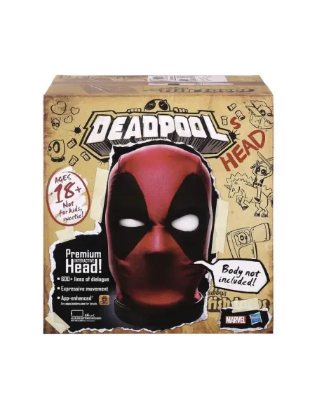 Replica marvel cabeza animatronica deadpool legends series