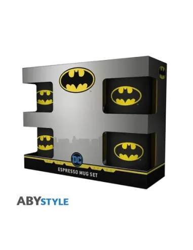 Taza espresso abystyle dc comics batman iconic 110 ml 4 unidades