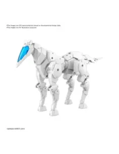 Vehiculo expansion bandai hobby 30mm exa - vehicle horse mecha ver. blanco