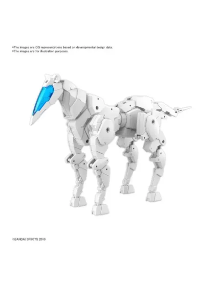 Vehiculo expansion bandai hobby 30mm exa - vehicle horse mecha ver. blanco