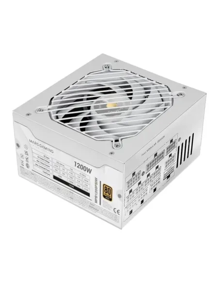 Fuente alimentacion mars gaming mpb1200psiw atx 1200w blanca