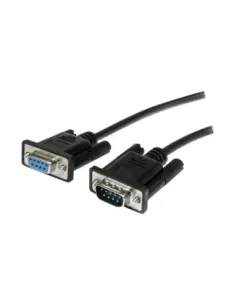 Cable db9 startech 1m -  macho - hembra -  negro