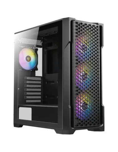 Caja ordenador gaming antec ax90 elite atx 1 x usb 3.2 2 x usb 2.0 sin fuente negro argb