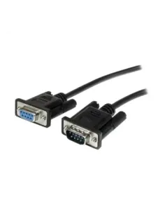 Cable db9 startech 2m -  macho - hembra -  negro