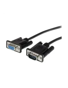 Cable db9 startech 3m -  macho - hembra -  negro