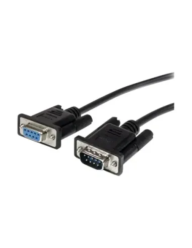 Cable db9 startech 3m -  macho - hembra -  negro