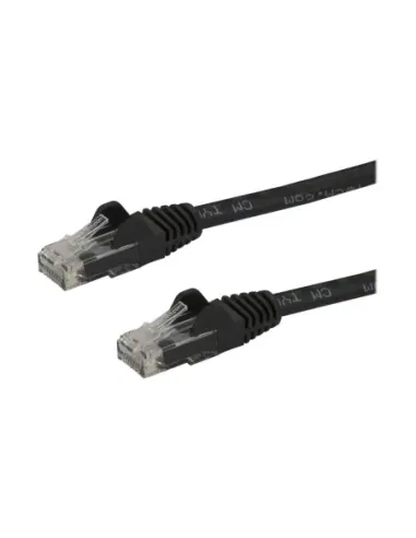 Cable de red startech latiguillo rj45 utp cat6 10m negro