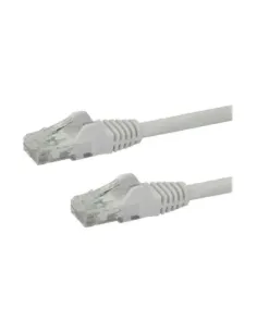 Cable de red startech latiguillo rj45 utp cat6 10m blanco