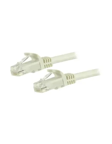 Cable de red startech latiguillo rj45 utp cat6 3m blanco