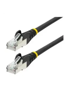 Cable de red startech latiguillo rj45 lszh s - ftp cat6a 0.5m negro