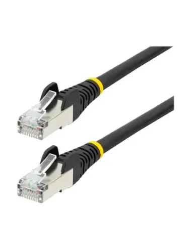Cable de red startech latiguillo rj45 lszh s - ftp cat6a 0.5m negro