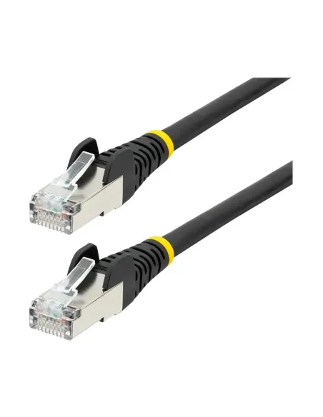 Cable de red startech latiguillo rj45 lszh s - ftp cat6a 0.5m negro
