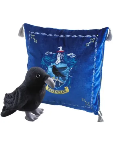 Peluche pack the noble collection harry potter cuervo mascota ravenclaw + cojin ravenclaw