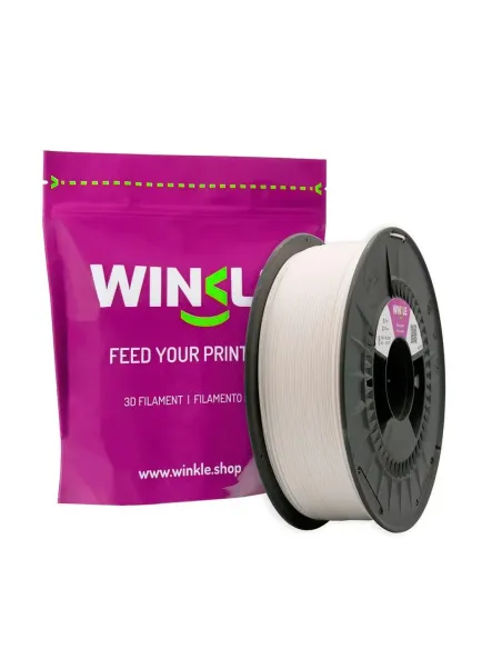 Filamento blanco glaciar winkle petg - 1.75mm - impresora 3d - 1 kg