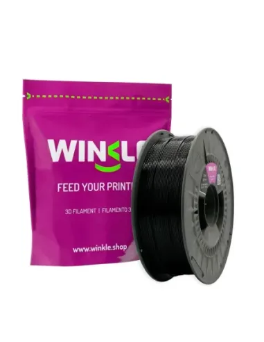 Filamento negro azabache winkle petg estandar - 1.75mm - impresora 3d - 1 kg